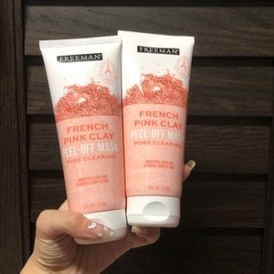 Two (2) Freeman French Pink Clay Peel-Off Mask
